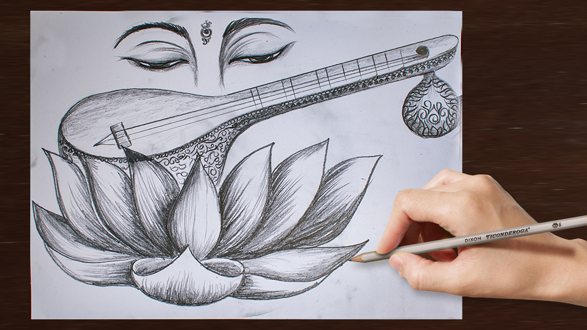 how to draw maa saraswati face with pencil sketch,saraswati thakur drawing,devi  saraswati drawing, - YouTube